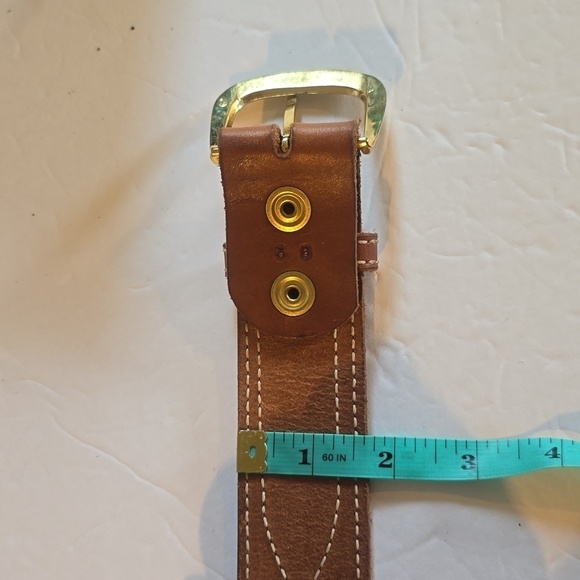 Mens Classic Old West BAKER Belt HAND stitching Premium Belt Sz.L/XL - Picture 7 of 9